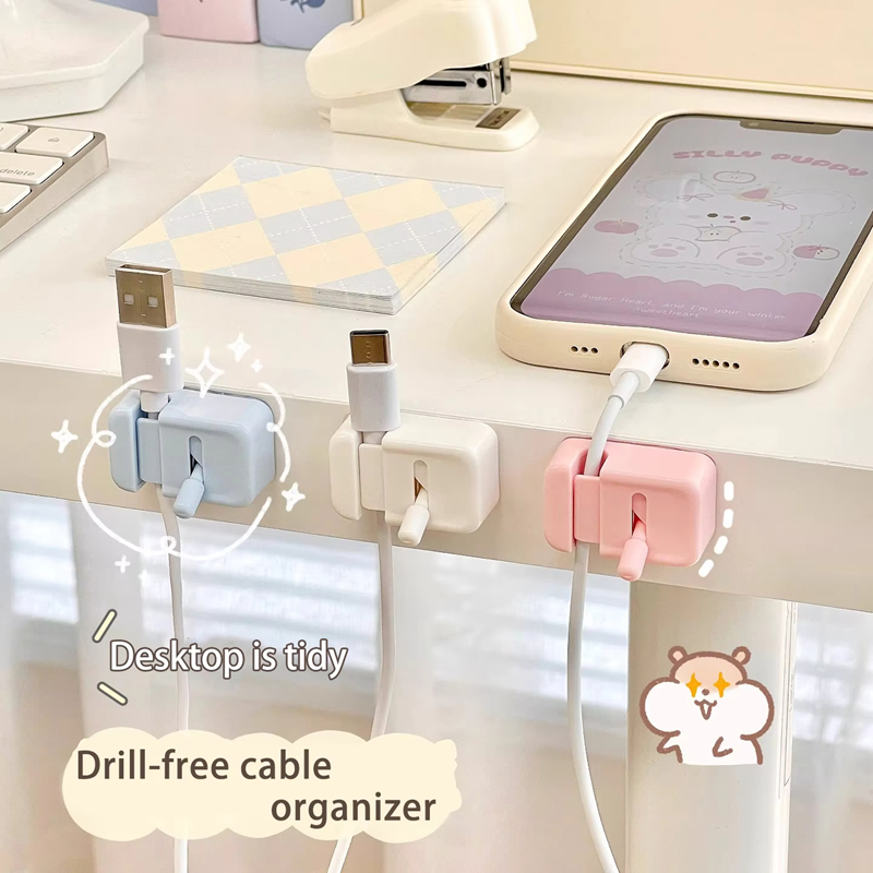 Desk Cable Clip - Masa için Kablo Düzenleme Klipsi -