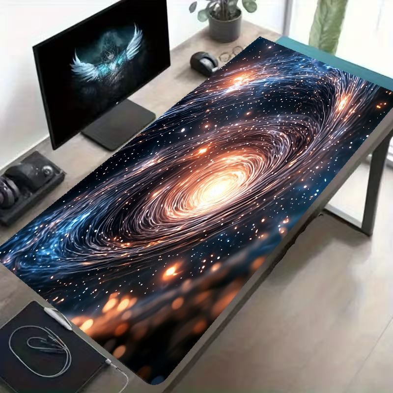 We Tech Galaxy Accessories - Kozmik Galaksi Demir Sanat Mouse Pad