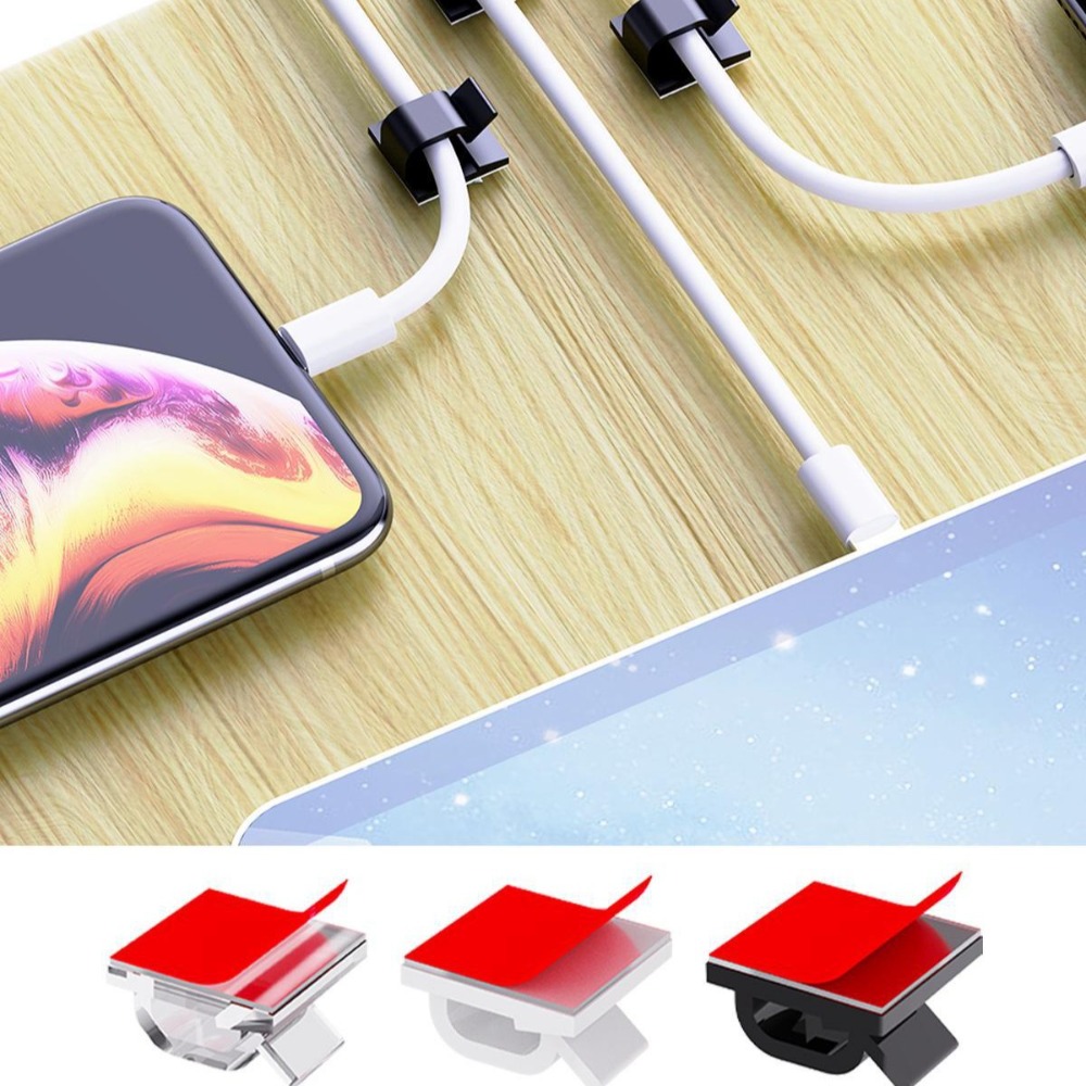R Şekilli Şeffaf Plastik Kablo - Desk Cable Clip incelemesi ve fiyatı