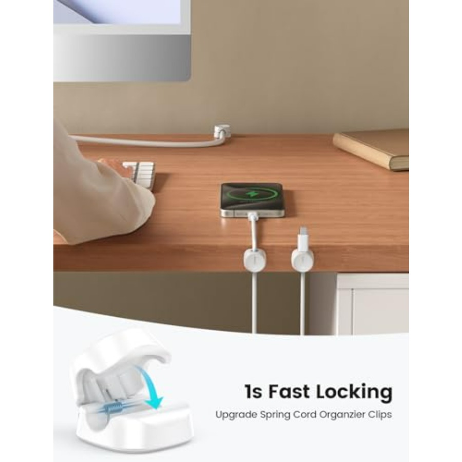 8'li Paket Kablo Düzenleyici,  - Desk Cable Clip incelemesi ve fiyatı