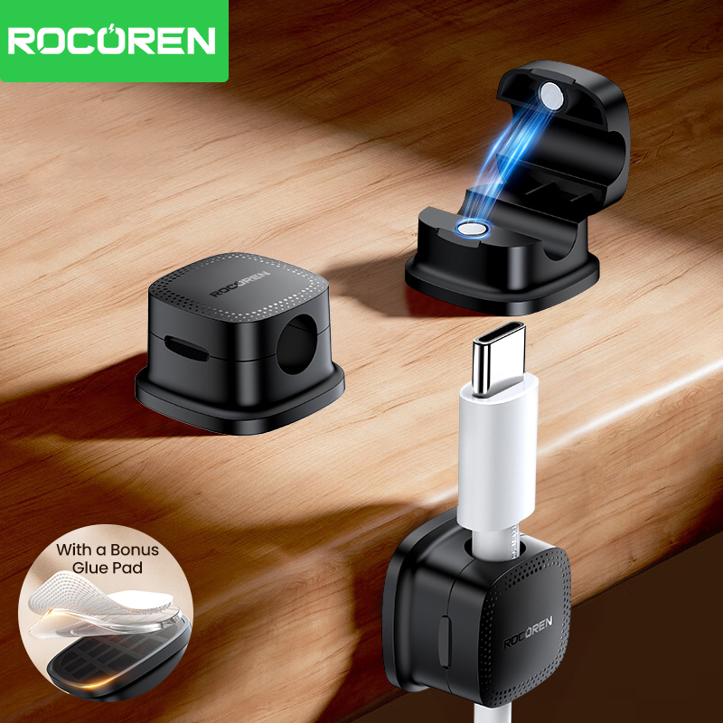 ROCOREN 30 adet manyetik kablo - Desk Cable Clip incelemesi ve fiyatı