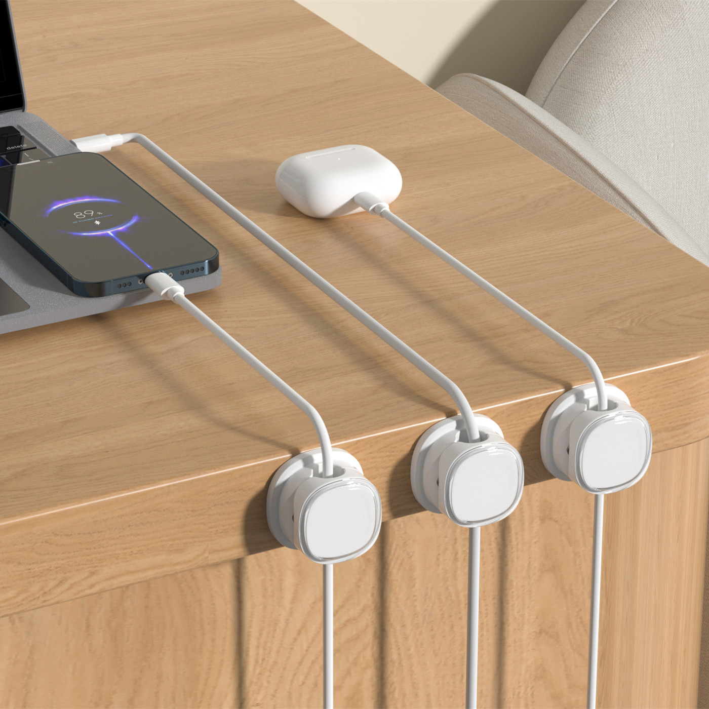 3/6/8/12 adet manyetik kablo k - Desk Cable Clip incelemesi ve fiyatı