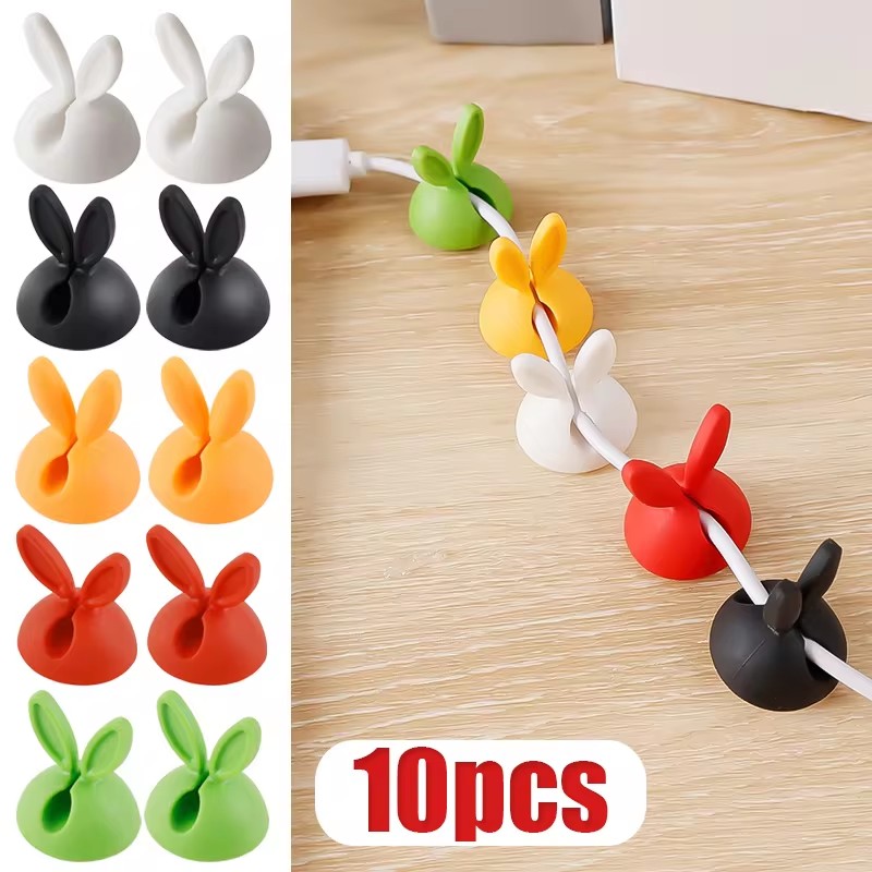 Sevimli tavşan kulak kablosu y - Desk Cable Clip incelemesi ve fiyatı
