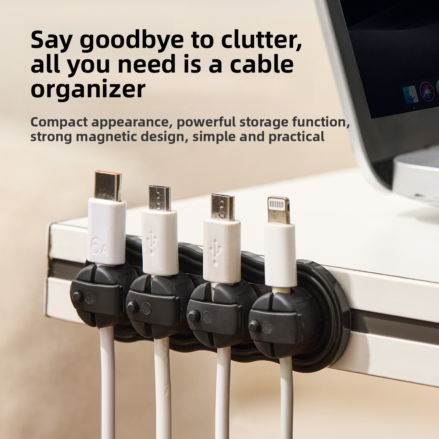 Manyetik Kendinden Yapışkanlı  - Desk Cable Clip incelemesi ve fiyatı