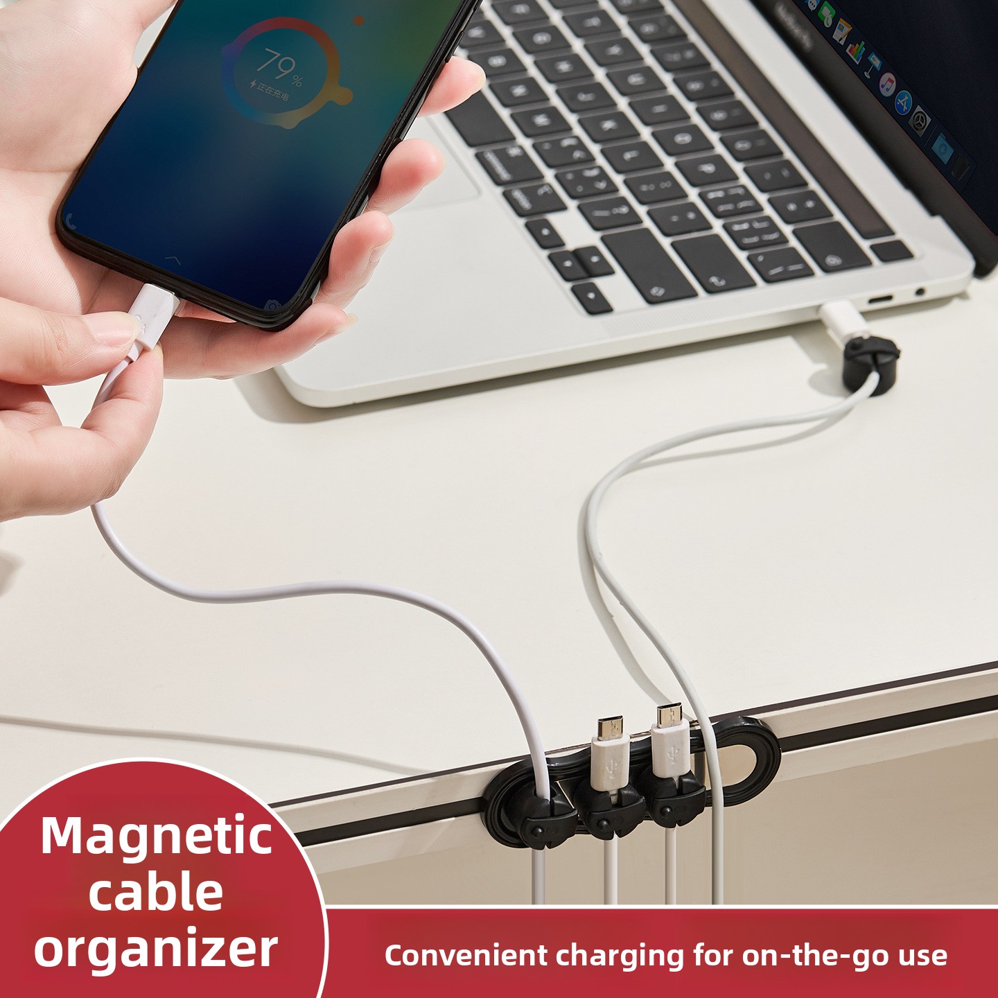 Manyetik Kendinden Yapışkanlı  - Desk Cable Clip incelemesi ve fiyatı